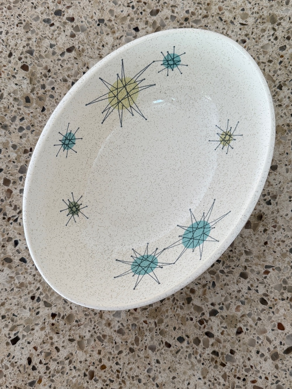 Franciscan Starburst 8" Oval Vegetable Bowl